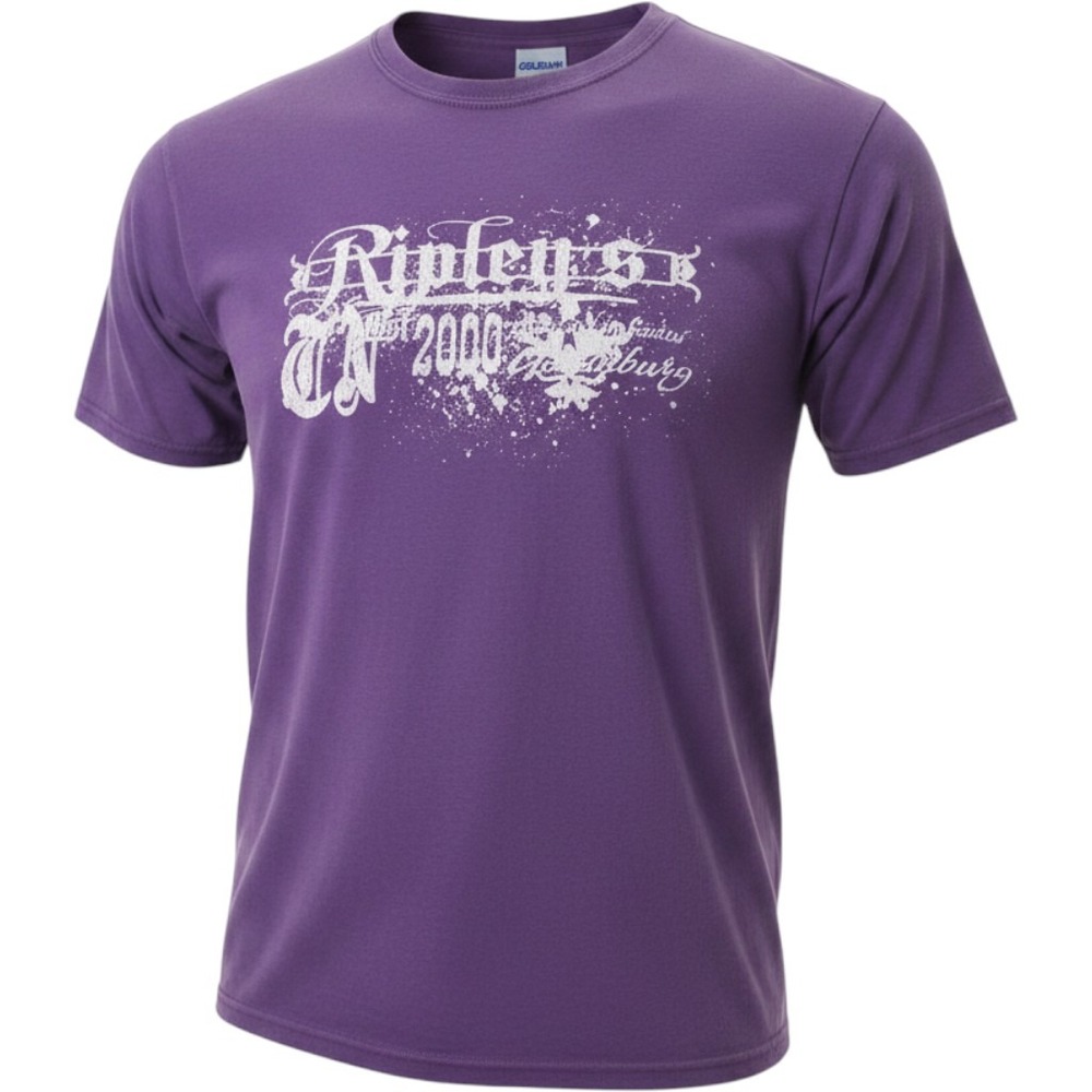 Gildan Ripleys Aquarium Smokies Gatlinburg TN Purple Graphic T-Shirt Mens 2XL